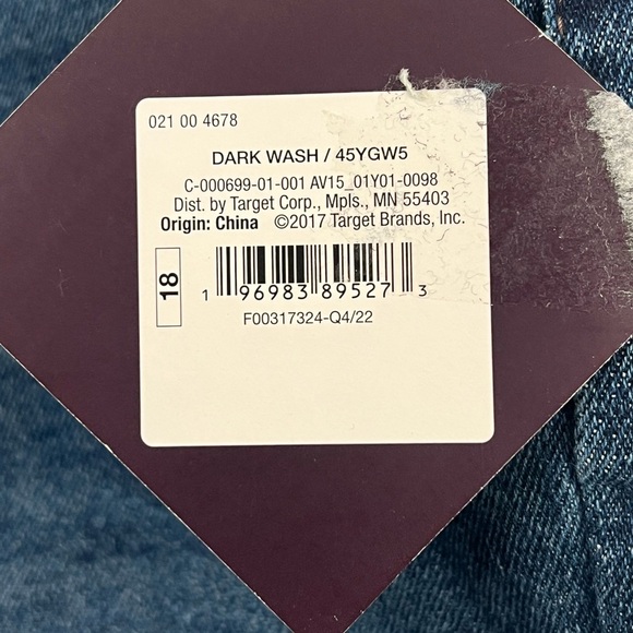 SOLD Ava & Viv Women’s High Waste Denim Shorts, Blue, Size 18, Brand New - Picture 6 of 9